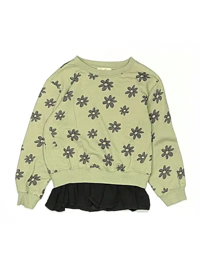 Pre-owned Jessica Simpson Kids' Pullover Sweater In Green
