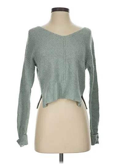 Pre-owned Jessica Simpson Pullover Sweater In Green