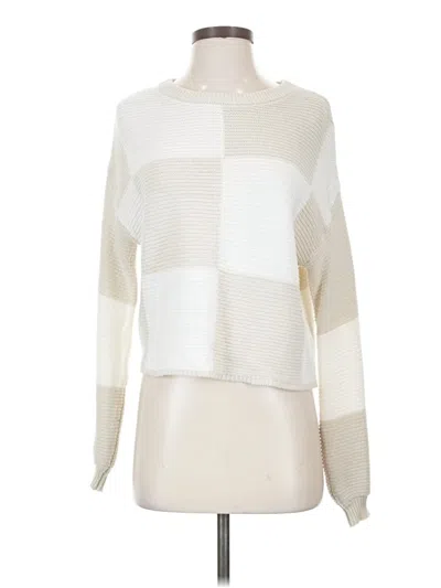 Pre-owned Jessica Simpson Pullover Sweater In Ivory