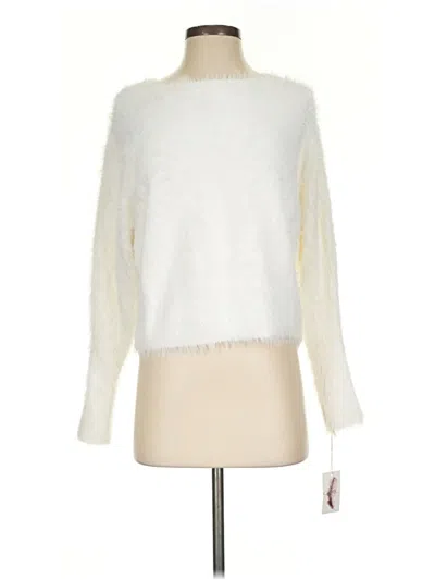 Pre-owned Jessica Simpson Pullover Sweater In Ivory