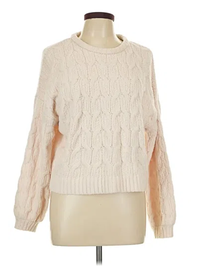 Pre-owned Jessica Simpson Pullover Sweater In Ivory