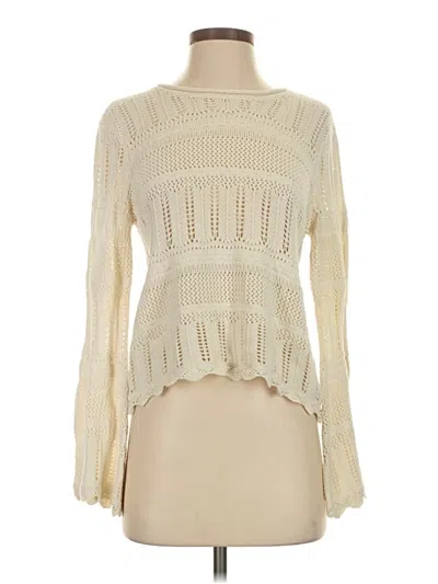 Pre-owned Jessica Simpson Pullover Sweater In Ivory