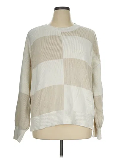 Pre-owned Jessica Simpson Pullover Sweater In Ivory