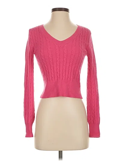 Pre-owned Jessica Simpson Pullover Sweater In Pink