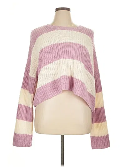 Pre-owned Jessica Simpson Pullover Sweater In Pink