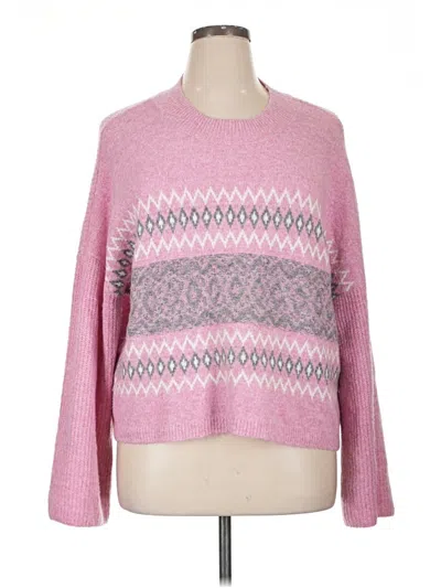 Pre-owned Jessica Simpson Pullover Sweater In Pink