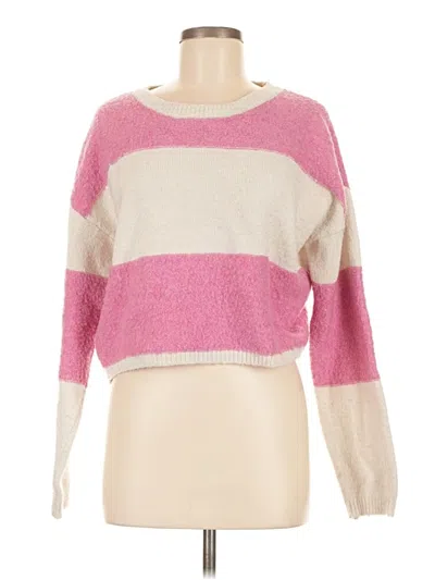 Pre-owned Jessica Simpson Pullover Sweater In Pink