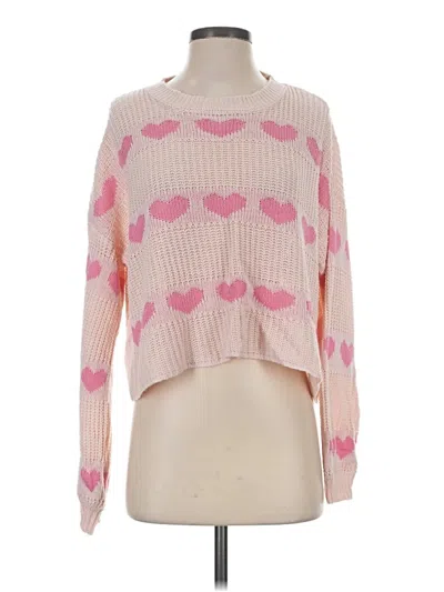 Pre-owned Jessica Simpson Pullover Sweater In Pink