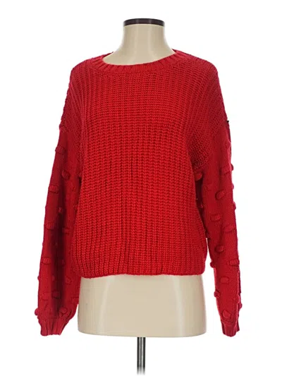 Pre-owned Jessica Simpson Pullover Sweater In Red