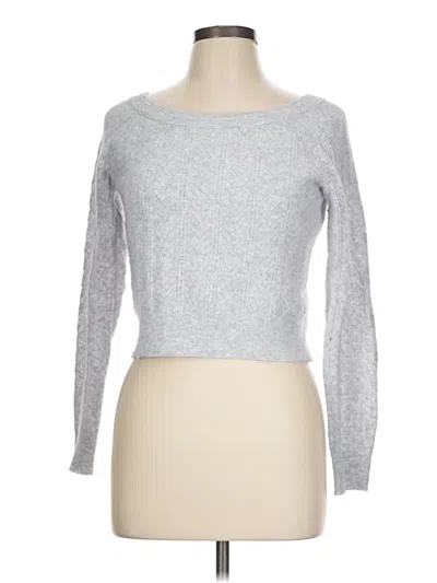 Pre-owned Jessica Simpson Pullover Sweater In Silver