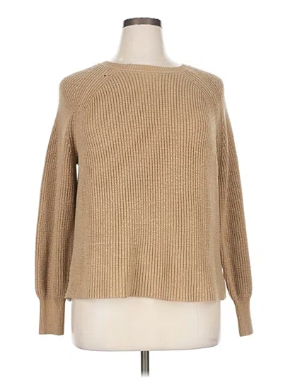 Pre-owned Jessica Simpson Pullover Sweater In Tan