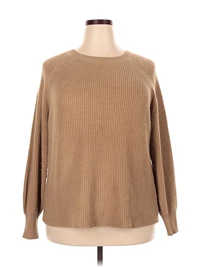 Pre-owned Jessica Simpson Pullover Sweater In Tan