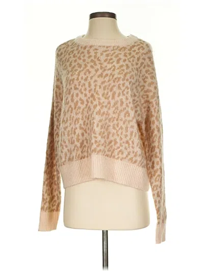 Pre-owned Jessica Simpson Pullover Sweater In Tan