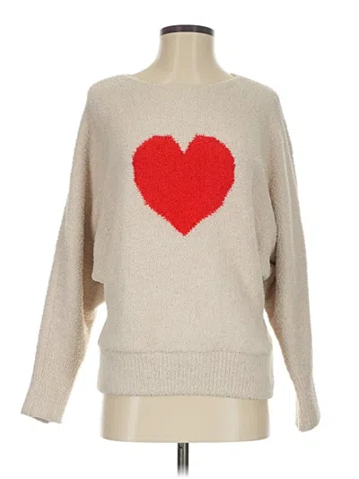 Pre-owned Jessica Simpson Pullover Sweater In Tan