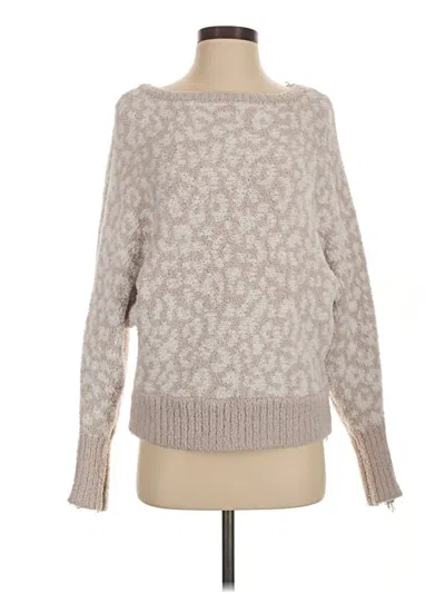 Pre-owned Jessica Simpson Pullover Sweater In Tan