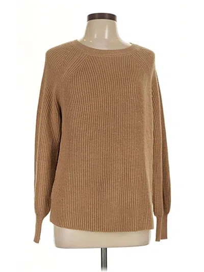 Pre-owned Jessica Simpson Pullover Sweater In Tan