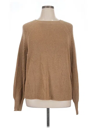 Pre-owned Jessica Simpson Pullover Sweater In Tan