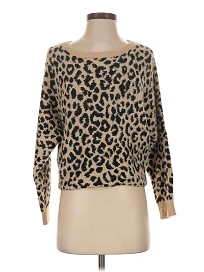 Pre-owned Jessica Simpson Pullover Sweater In Tan