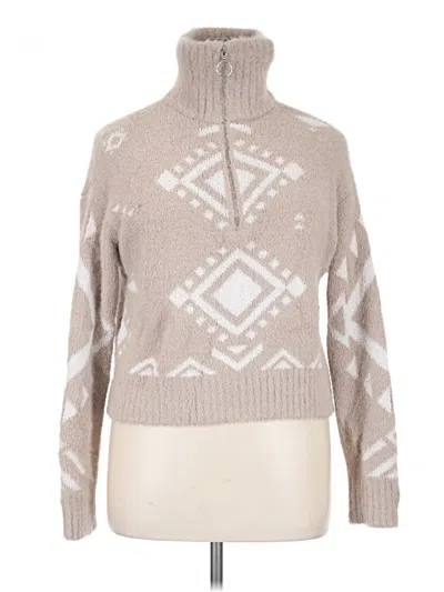 Pre-owned Jessica Simpson Pullover Sweater In Tan