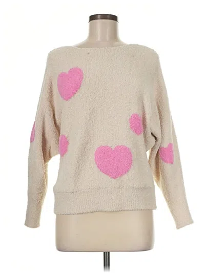 Pre-owned Jessica Simpson Pullover Sweater In Tan