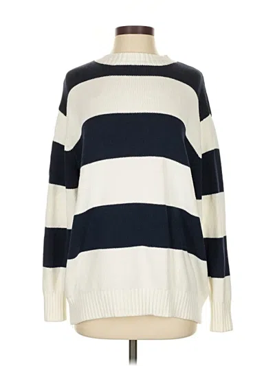 Pre-owned Jessica Simpson Pullover Sweater In White