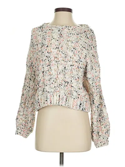 Pre-owned Jessica Simpson Pullover Sweater In White