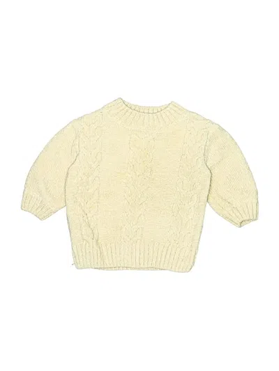 Pre-owned Jessica Simpson Kids' Pullover Sweater In Yellow
