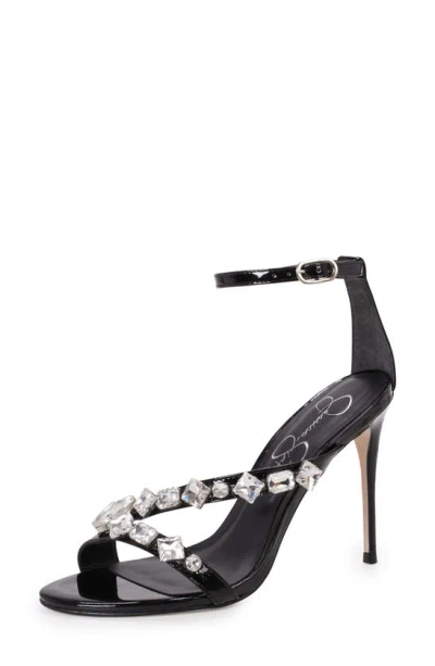 Jessica Simpson Raela Ankle Strap Sandal In Black