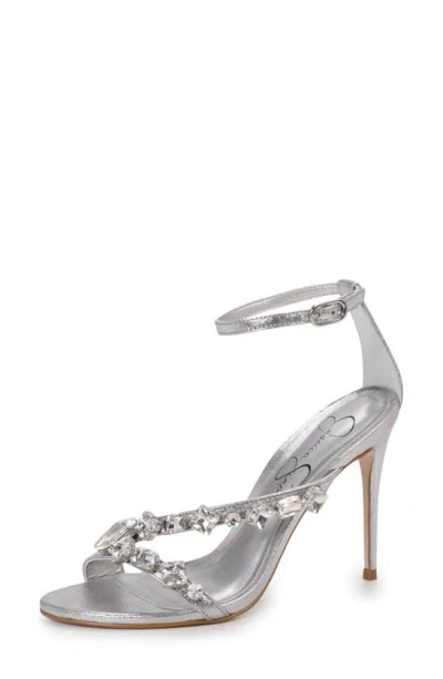 Jessica Simpson Raela Ankle Strap Sandal In Silver