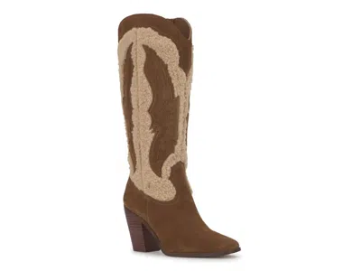 Jessica Simpson Raevini Cowboy Boot In Brown