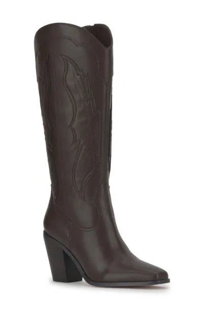 Jessica Simpson Raevini Western Boot In Dark Truffle