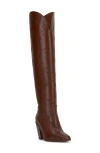 Jessica Simpson Ravyn 2 Embossed Leather Tall Boot In Animal Print