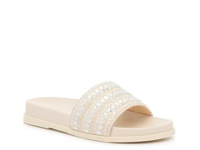 Jessica Simpson Rivver Slide Sandal In White