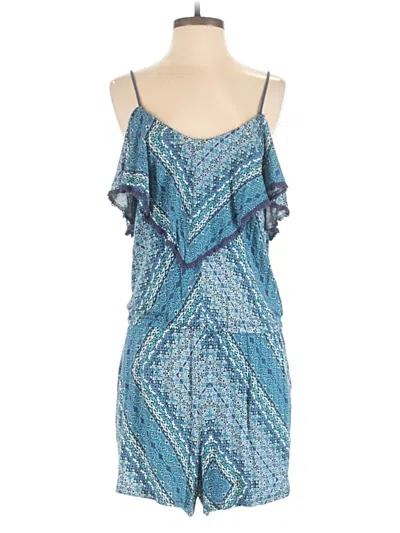 Pre-owned Jessica Simpson Romper In Blue