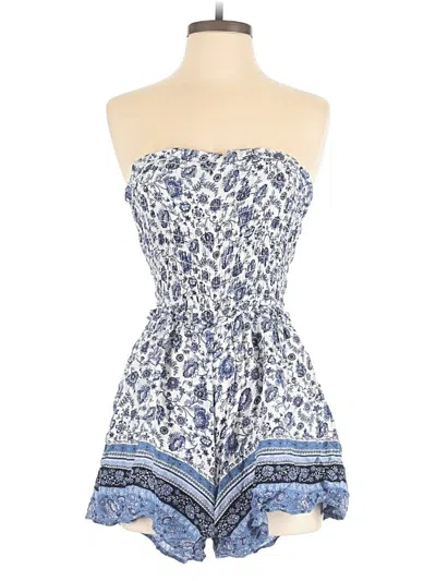 Pre-owned Jessica Simpson Romper In Blue
