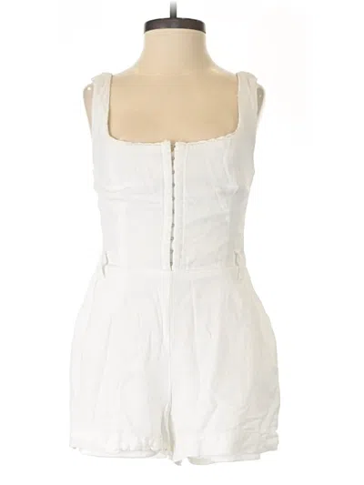 Pre-owned Jessica Simpson Romper In White