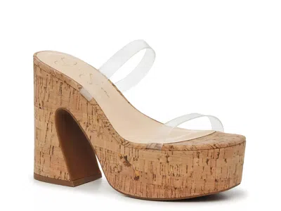 Jessica Simpson Samhita Platform Sandal In Multi