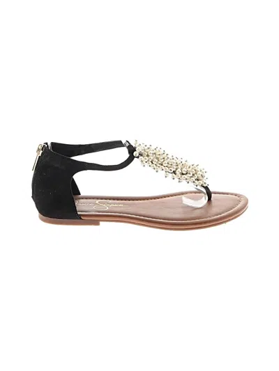 Pre-owned Jessica Simpson Sandals In Black