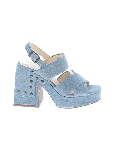 Pre-owned Jessica Simpson Sandals In Blue