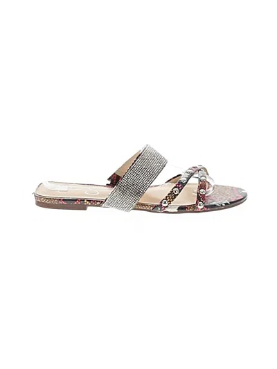 Pre-owned Jessica Simpson Sandals In Silver