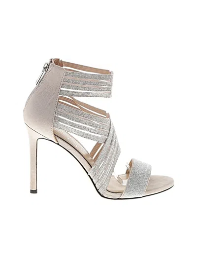 Pre-owned Jessica Simpson Sandals In Silver