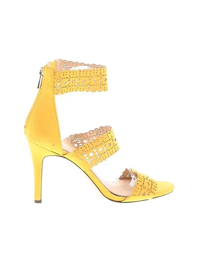 Pre-owned Jessica Simpson Sandals In Yellow