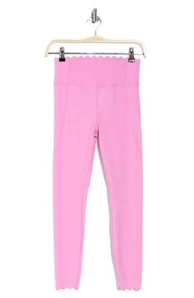 Jessica Simpson Scalloped Edge Leggings In Cyclamen