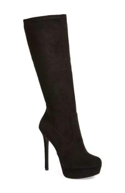 Jessica Simpson 'serelli' Platform Tall Boot In Black Suede