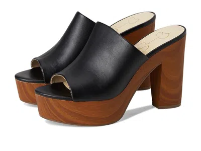 Jessica Simpson Shelbie Block Heel Platform Mule In Black