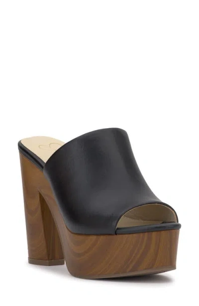 Jessica Simpson Shelbie Platform Slide Sandal In Multi