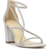 Jessica Simpson Shiny Ankle Strap Sandal