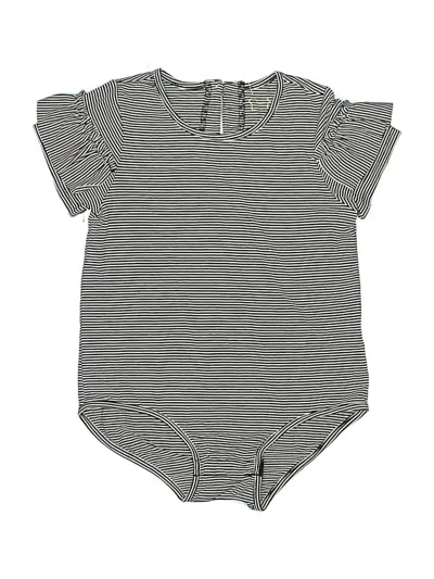 Pre-owned Jessica Simpson Kids' Short Sleeve Onesie In Gray