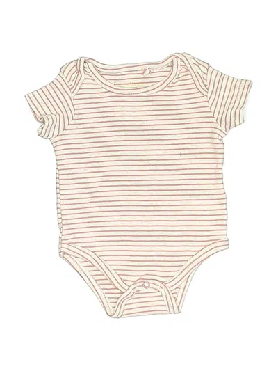 Pre-owned Jessica Simpson Babies' Short Sleeve Onesie In Ivory