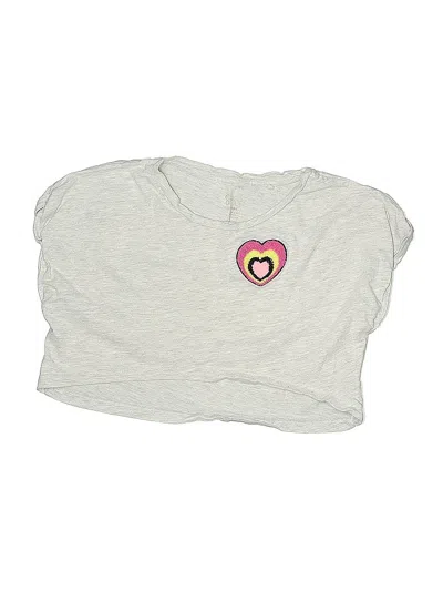 Pre-owned Jessica Simpson Kids' Short Sleeve T-shirt In Gray